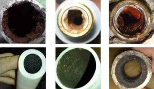 使用多年的自來(lái)水管道，特別臟